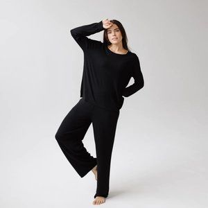 Rib-Knit Bamboo Lounge Pant